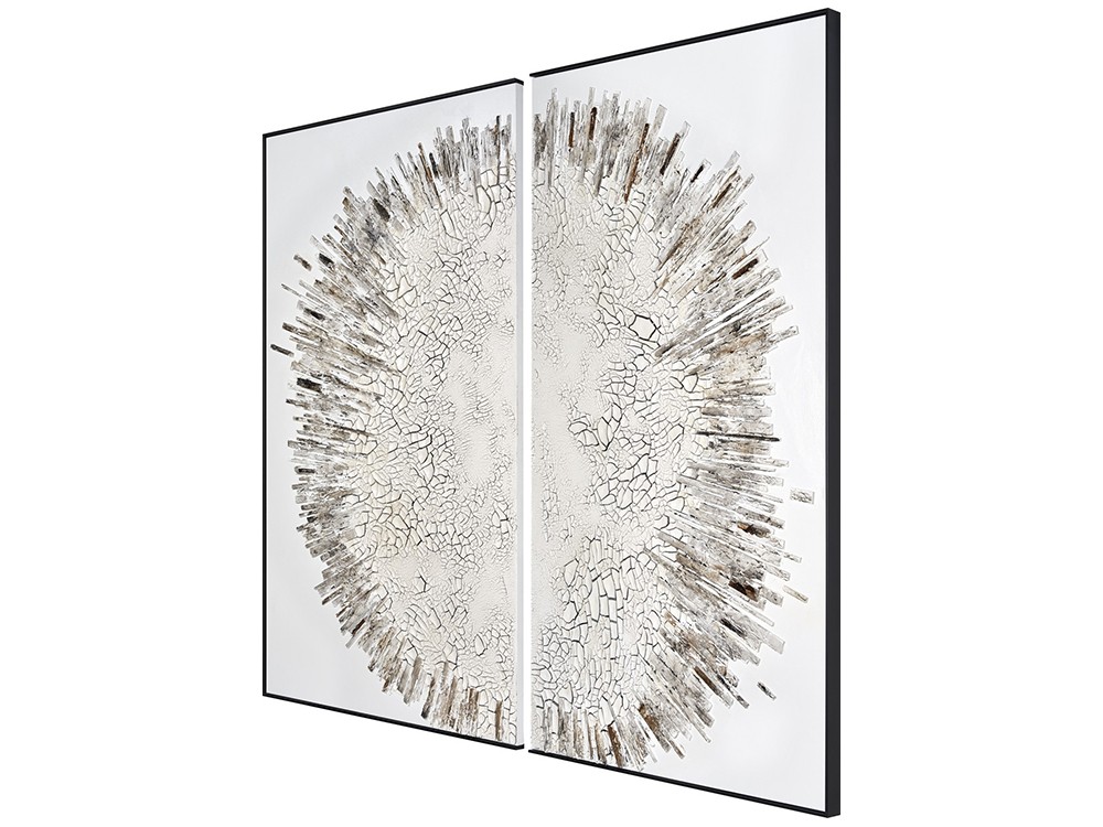 Díptico Ícaro con marco L negro de Vicente Soriano, perspectiva 10