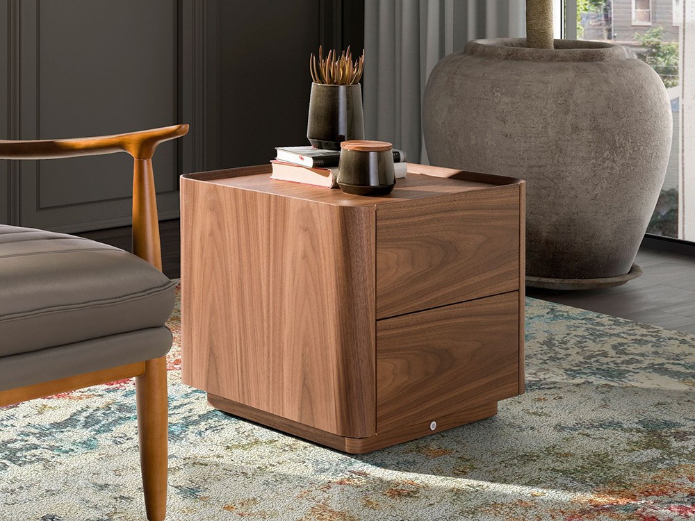 Mesita de noche con luz led inferior 7165 de Ángel Cerdá