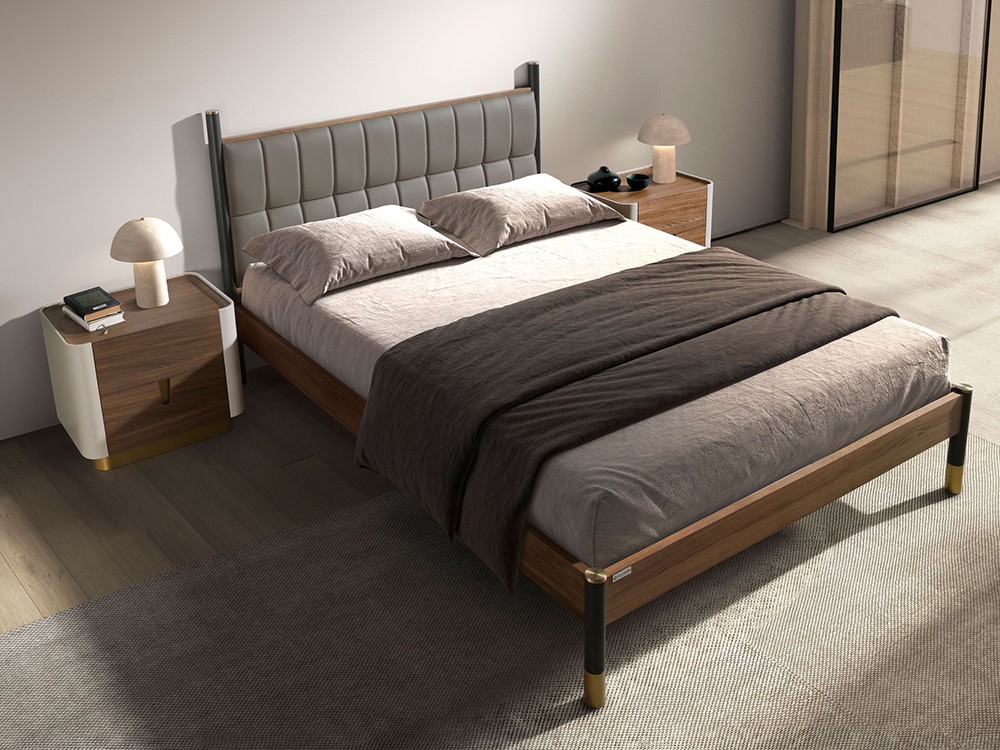 Dos cajones con apertura soft y sistema uñero, mesita 7187 de Ángel Cerdá