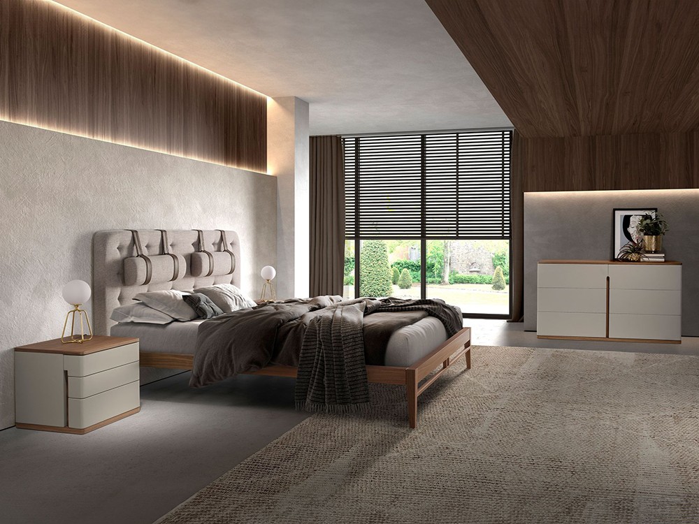 Combina la mesita 7166 con otras piezas de la colección de dormitorio de Ángel Cerdá