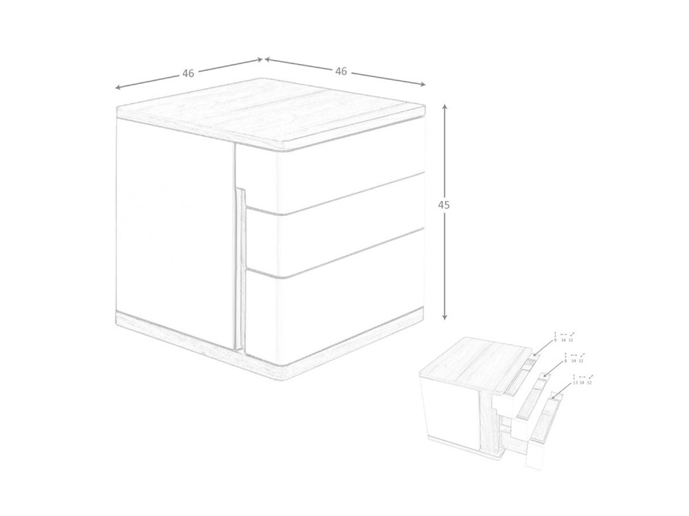 Mesita de noche 7166