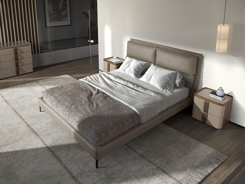 Dos cajones con apertura soft y sistema uñero, mesita 7204 de Ángel Cerdá