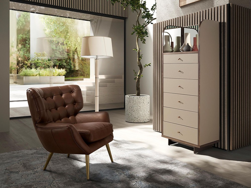 Combina la cajonera 7206 con otras piezas de la colección de dormitorio de Ángel Cerdá