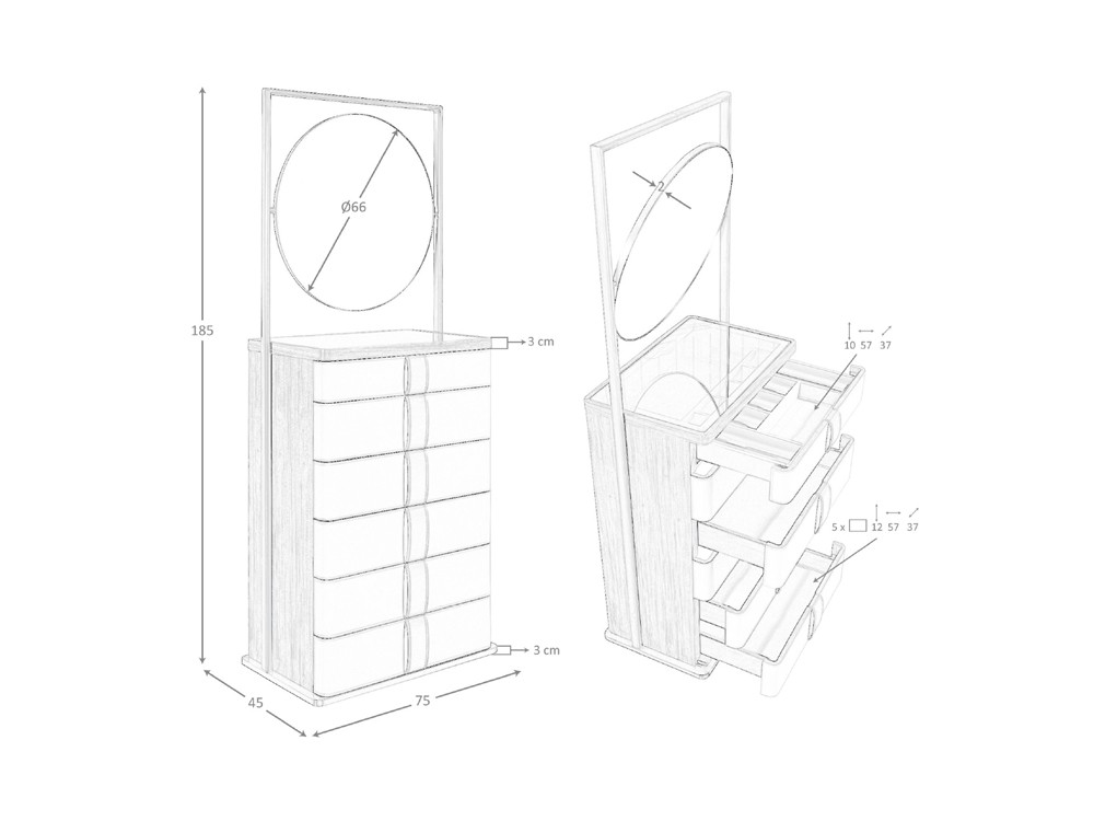 Medidas del sifonier 7205 de ÁNgel Cerdá
