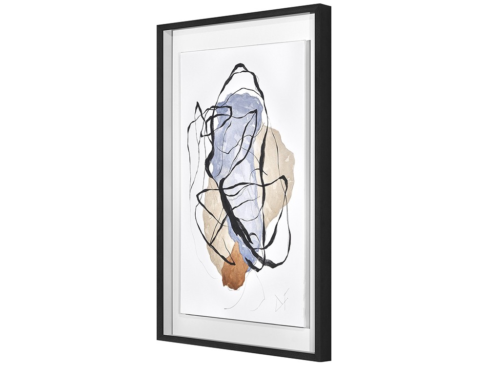 Obra pintada a mano con certificado de autenticidad Kara 01 de Diana Fuertes