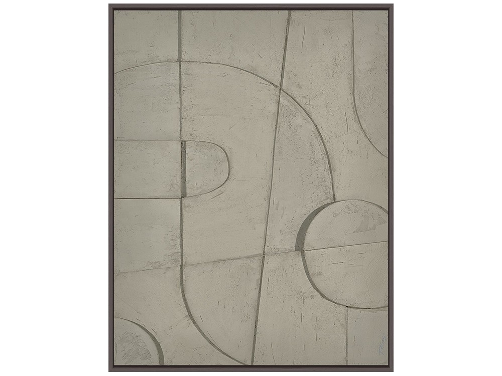 Obra pintada a mano con certificado de autenticidad Fornells Moka 04 de Teresa Alonso