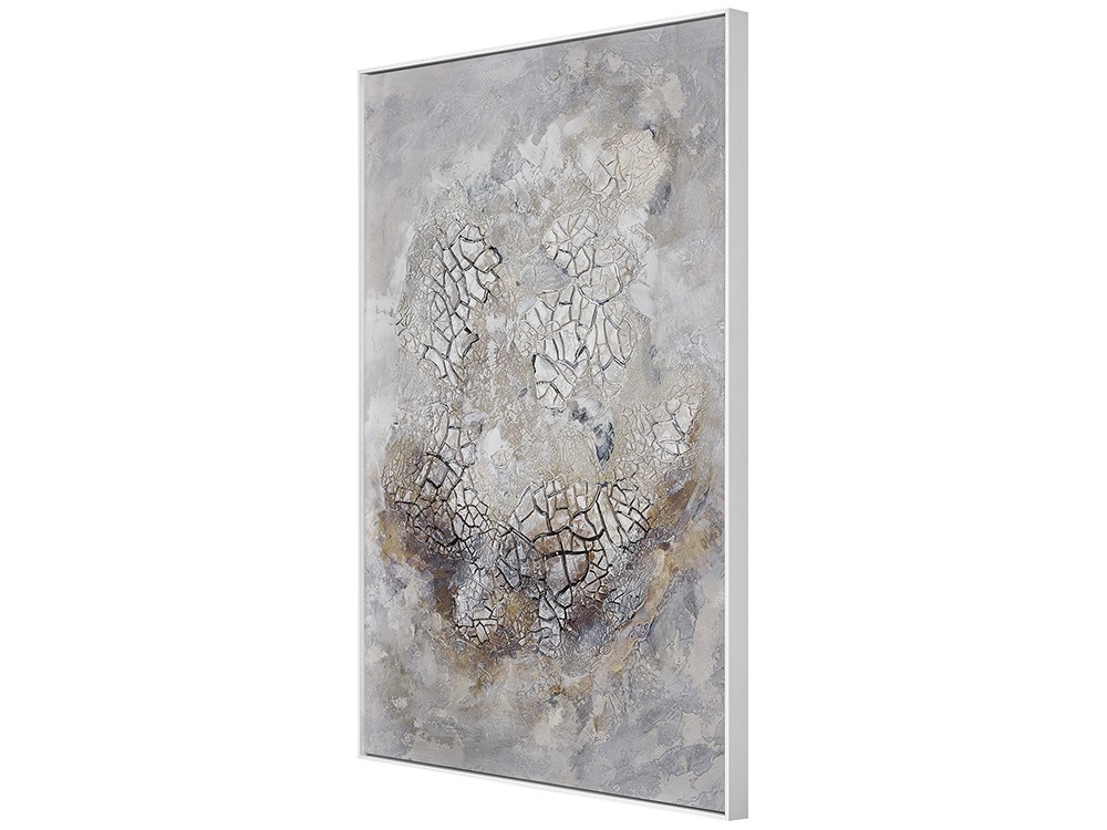 Kala con marco L blanco, obra original de Vicente Soriano