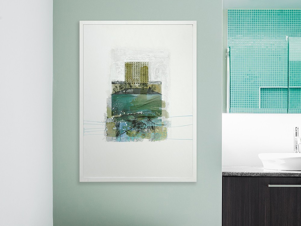 obra gráfica original de Diego Serra Confluencias II