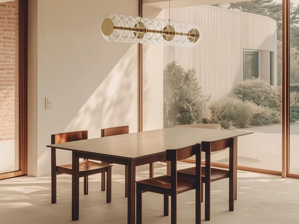 Lámpara suspendida de cristal Vitree Big de Aromas del campo