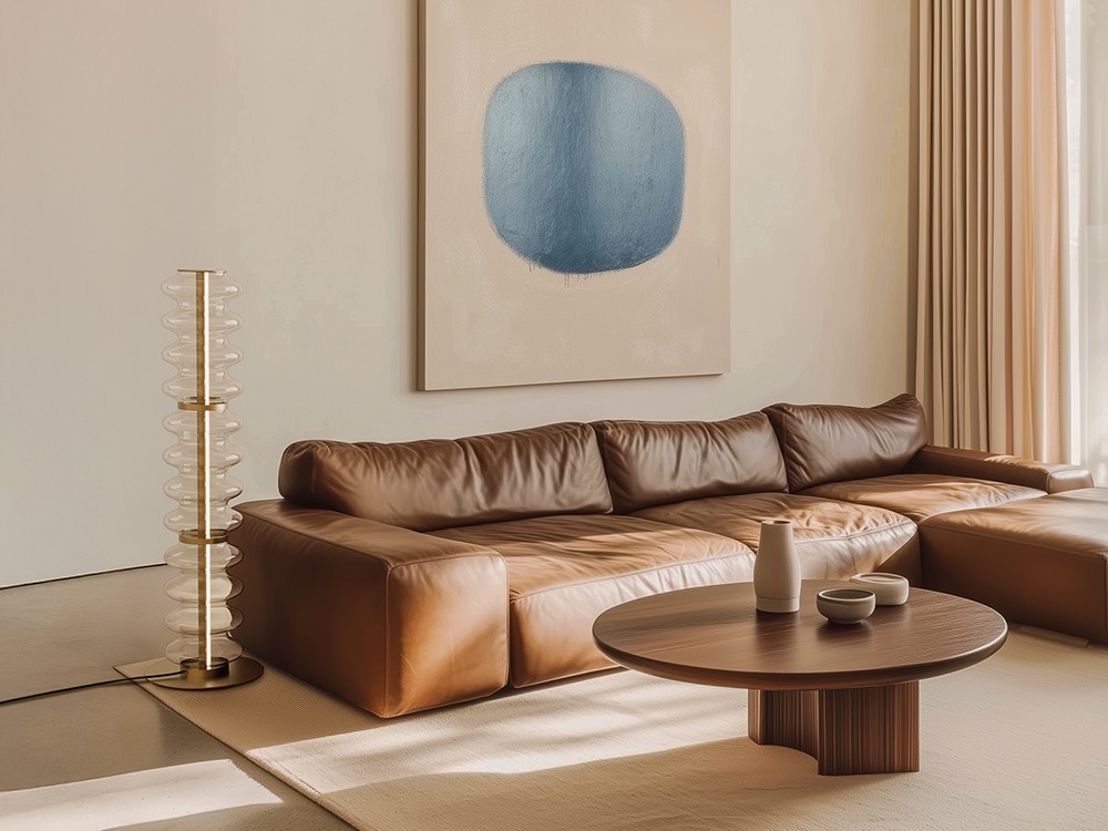 lámpara de pie Vitree de cristal de Aromas del campo