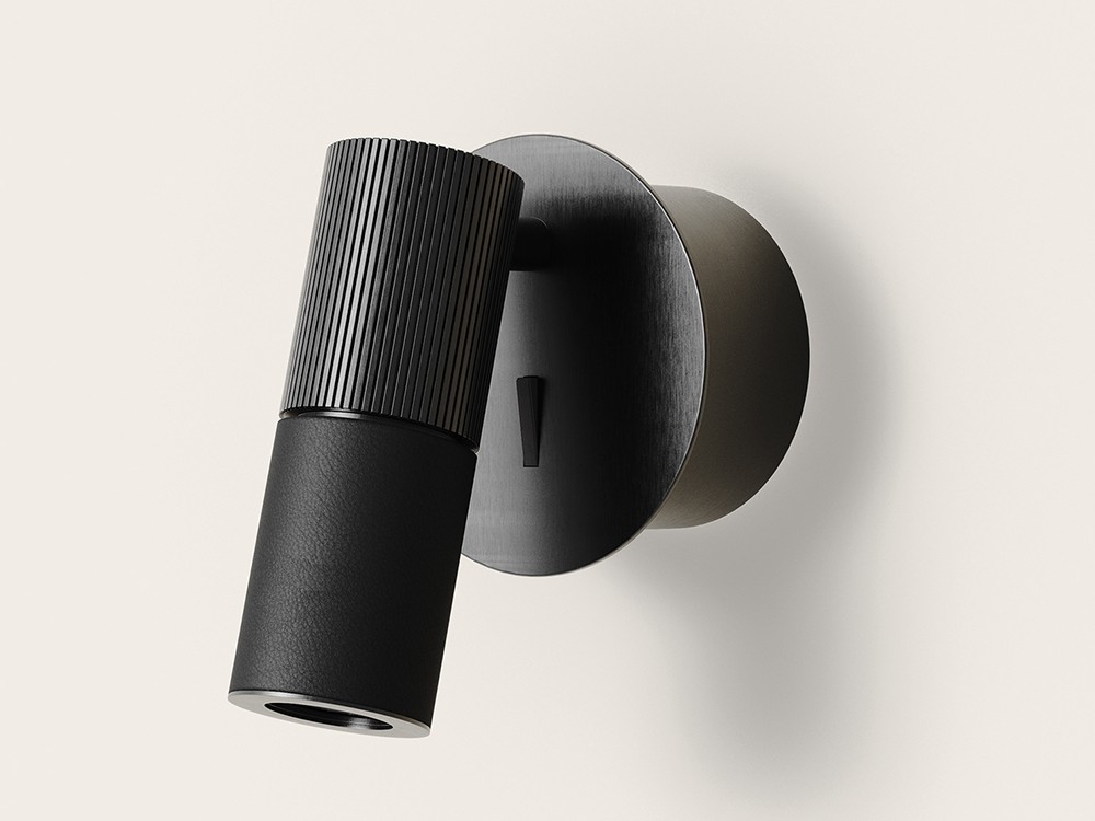 Aplique de pared con pantalla orientable Tura C de Aromas