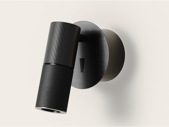 Aplique de pared con pantalla orientable Tura C de Aromas
