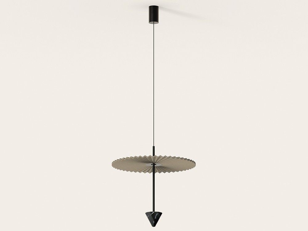 lámpara de techo Vant con pieza Osion en color shiloutte personalizable de Aromas del campo