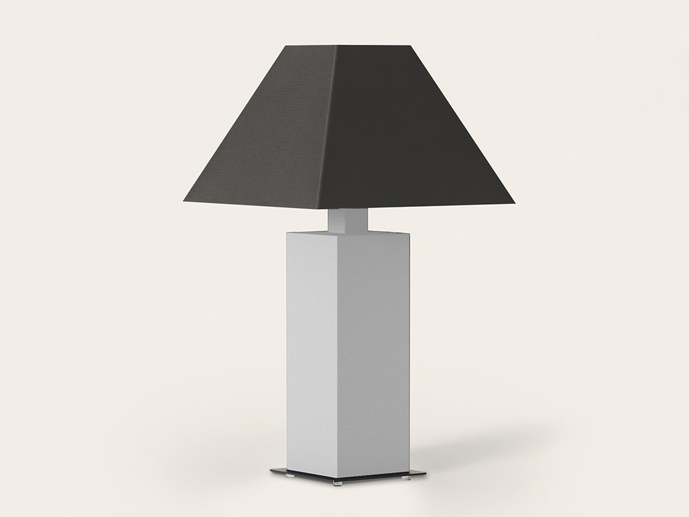 pie de lámpara de sobremesa Syal en blanco de Aromas del campo