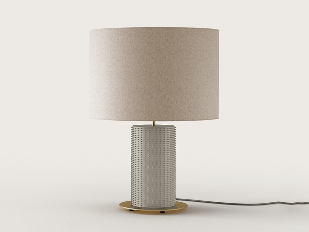 Pie de lámpara Dab en color Taupe personalizable, de aromas.