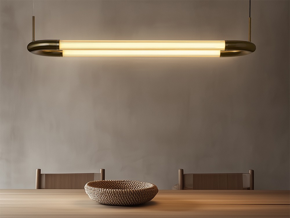 Lámpara de techo de diseño Imán L de Aromas