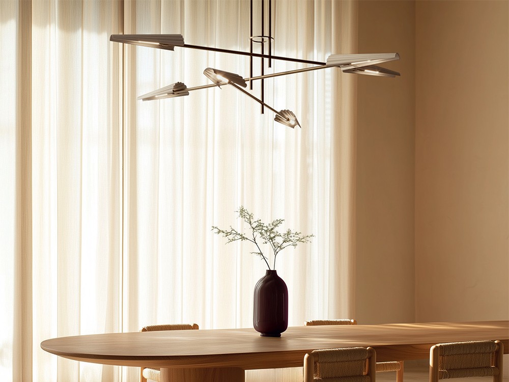 Lámpara de techo de diseño Bion de Aromas