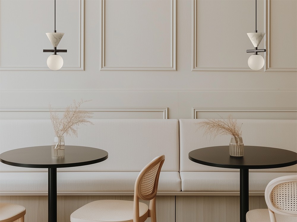 Lámpara de techo de diseño Oneta.