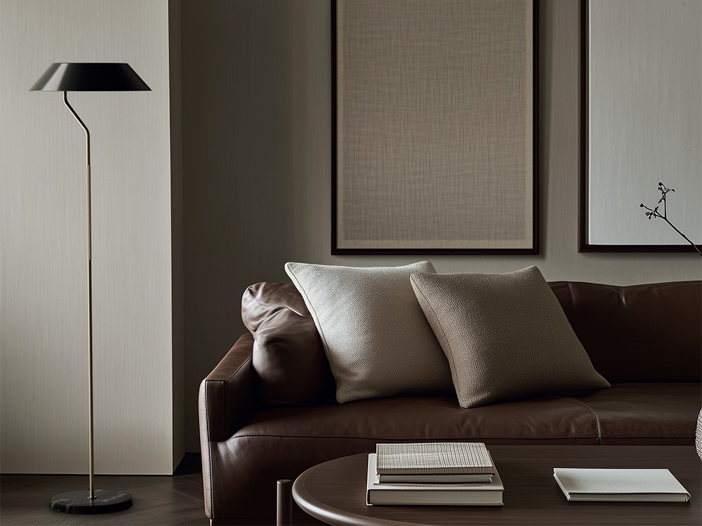 Lámpara de pie de diseño Aider de Aromas