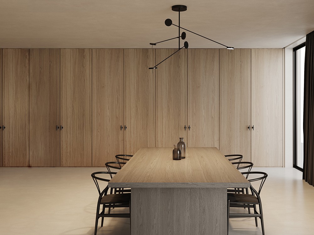 Lámpara de techo con luces orientables Invisible Large de Leds c4