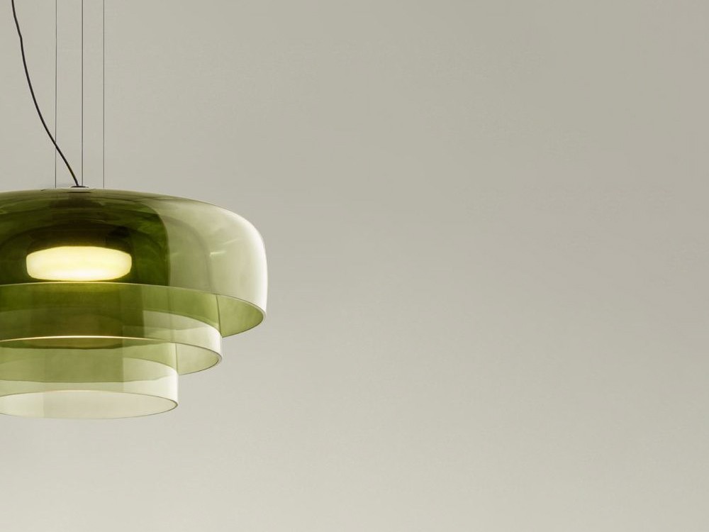 De cristal verde Levels de Leds C4