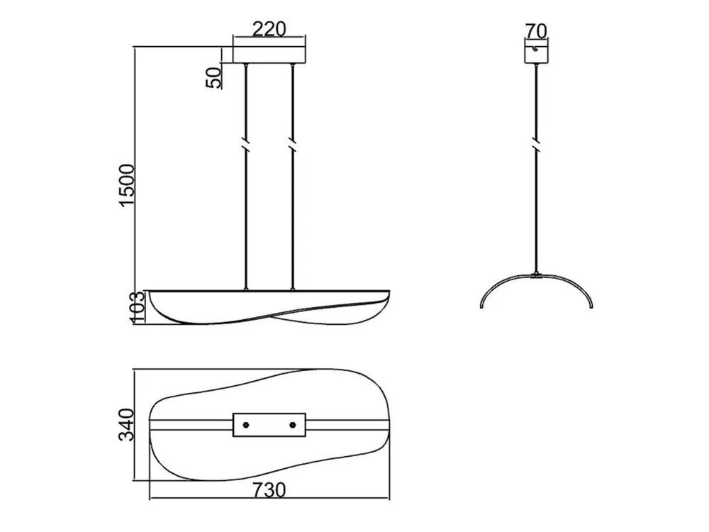 copy of Lámpara de techo Bianca Mantra