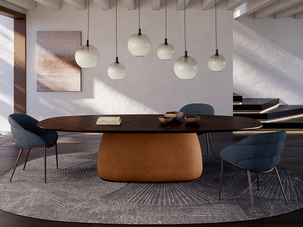 Mesa de comedor Botero Wood Y de Cattelan