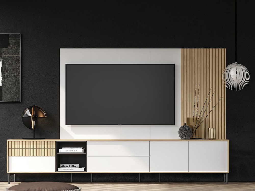 Combina la chapa natural con laca mate de García Sabaté en la composición de la colección Zoom 508