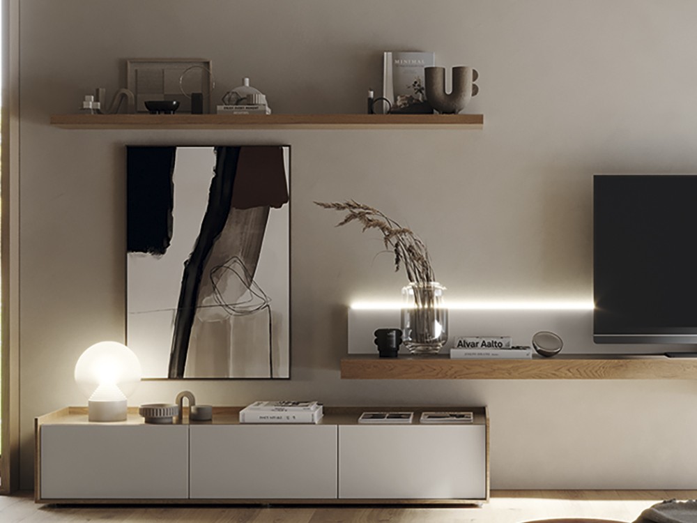 Detalle del módulo con luz led Replay 014B de García Sabaté