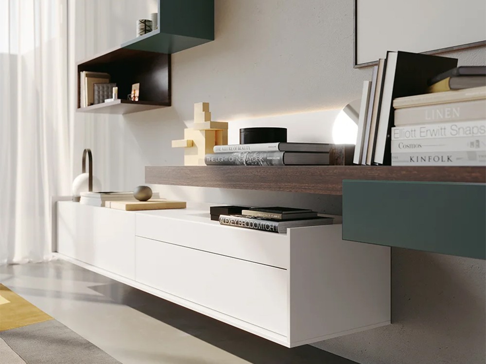 Detalle del módulo suspendido de la colección Replay 002 de García Sabaté