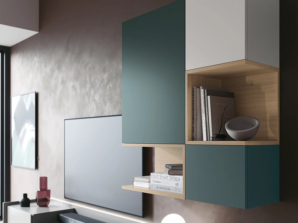 Detalle de los módulos altos de la composición Replay 011 de García Sabaté