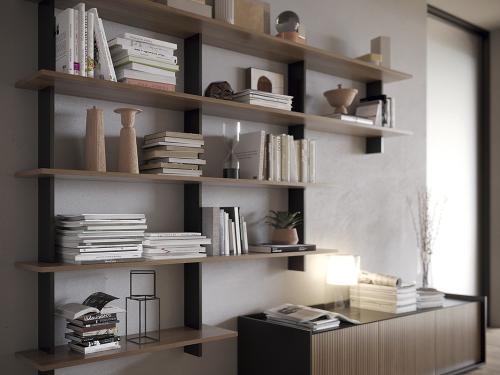 Detalle de la estantería Replay 017 de García Sabaté