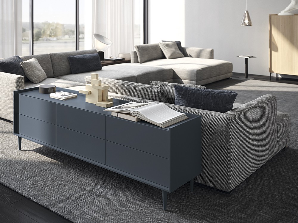 Aparador bajo con trasera acabada 105 de la colección Replay de García Sabaté