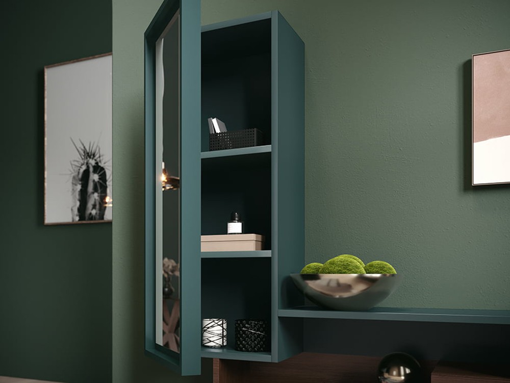 Combina la chapa natural de madera y la laca mate de la colección Replay de García Sabaté