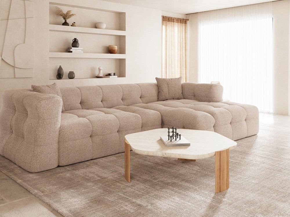 Mesa de centro de marmol travertino Paraná