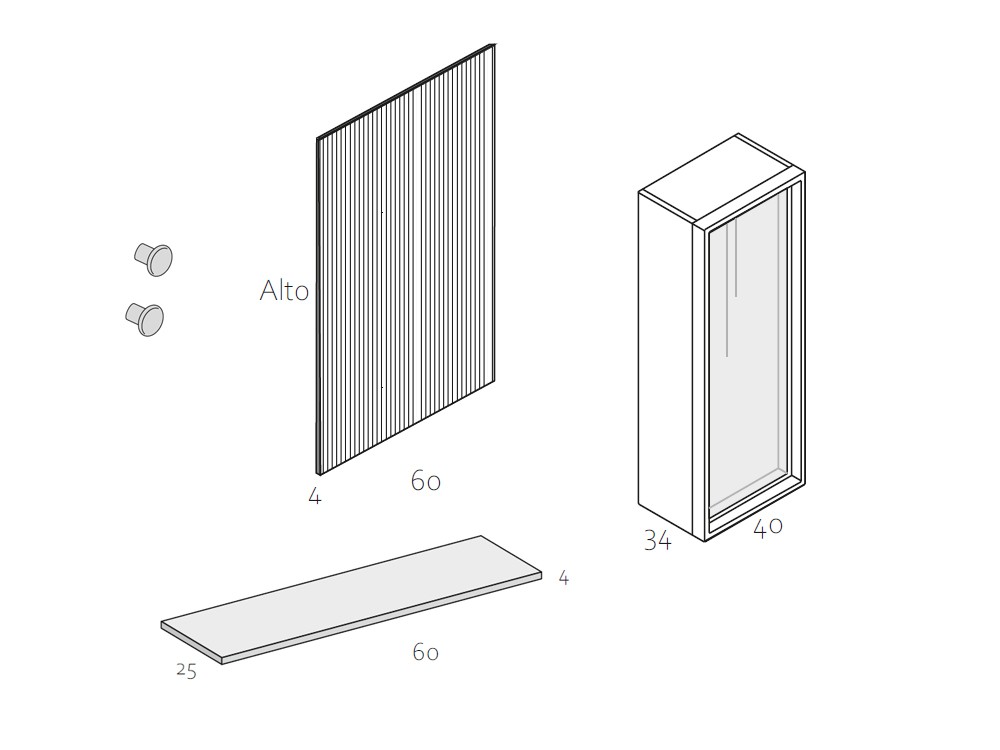 Medidas y módulos del recibidor Replay 303 de García Sabaté