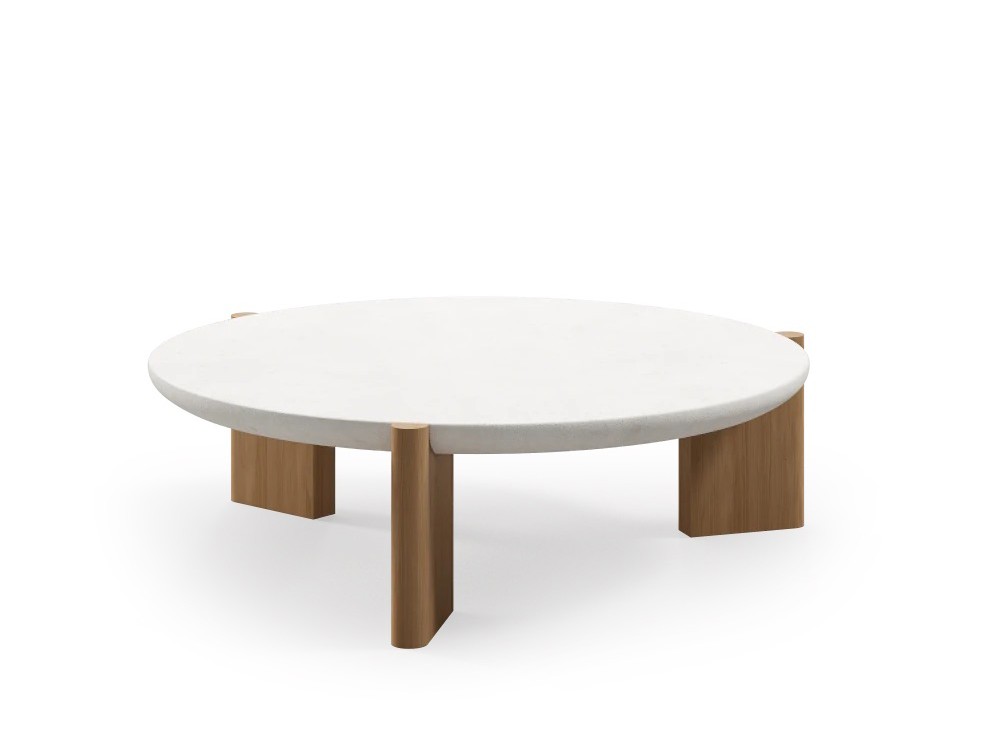 Mesa de centro de microcemento Nora de Unika Living