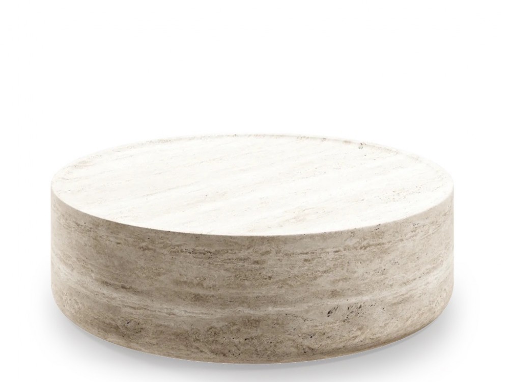 Mesa de centro Tivoli efecto marmol travertino