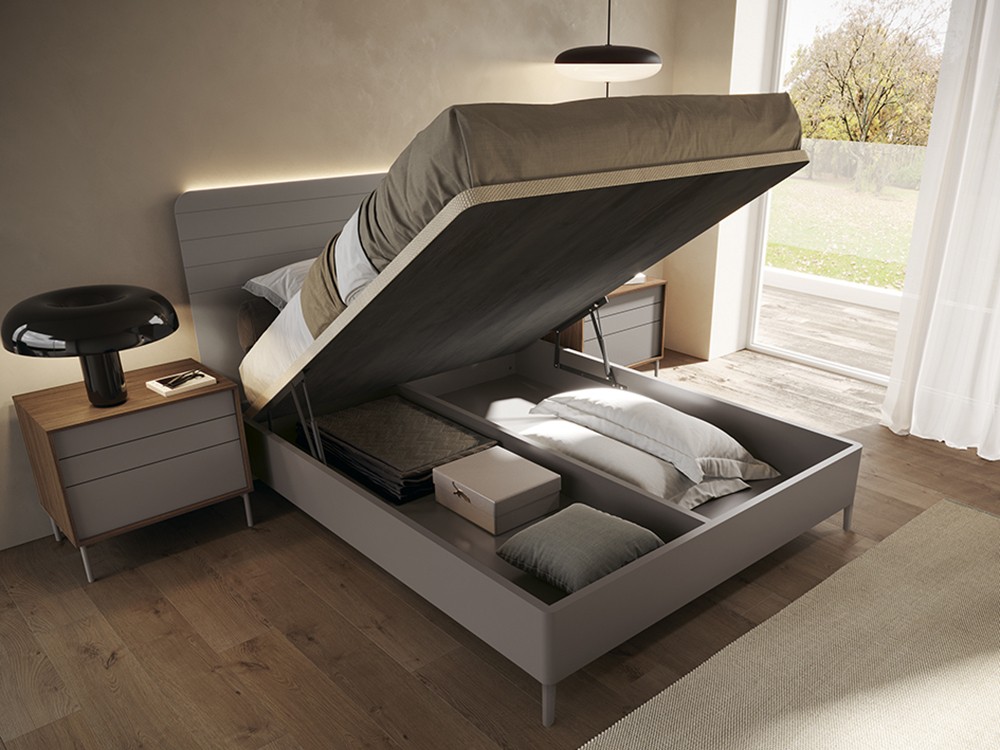 Diseño y calidad en la composición para dormitorio nano slim con luz led Chic 003 de García Sabaté