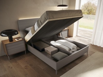 Diseño y calidad en la composición para dormitorio nano slim con luz led Chic 003 de García Sabaté