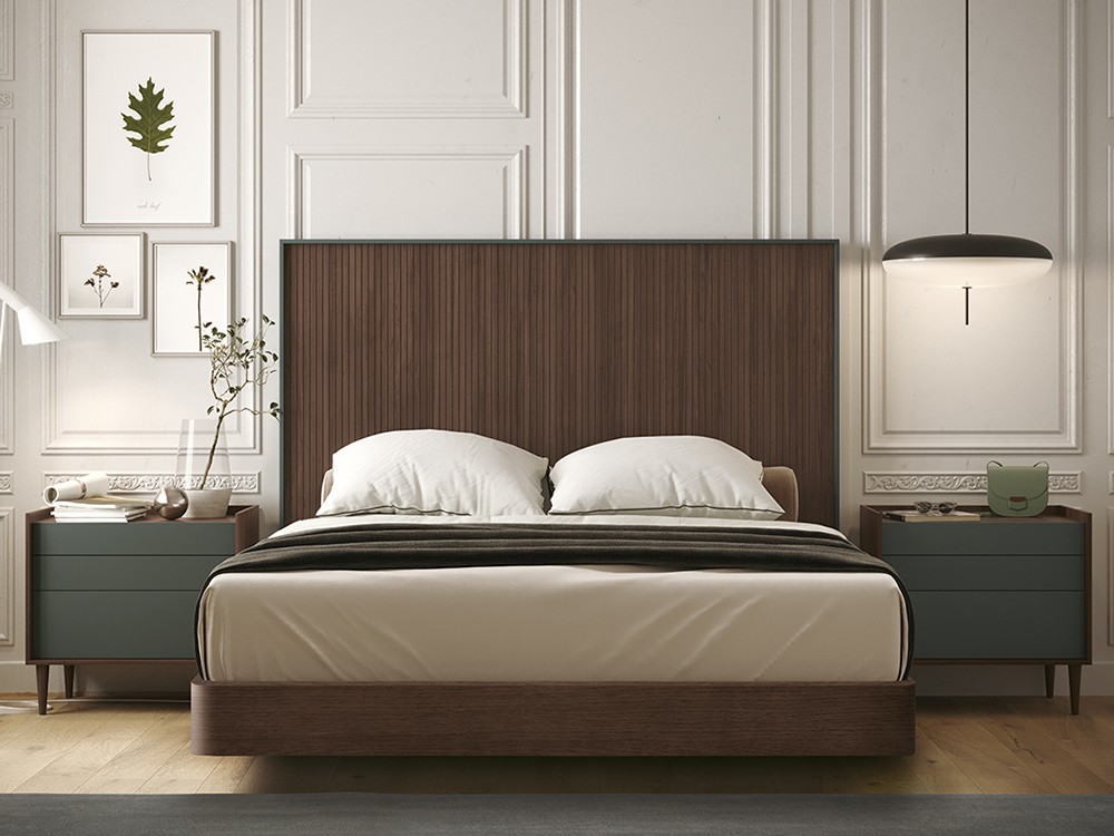 Dormitorio Arc Class chic 008 en chapa natural de García Sabaté