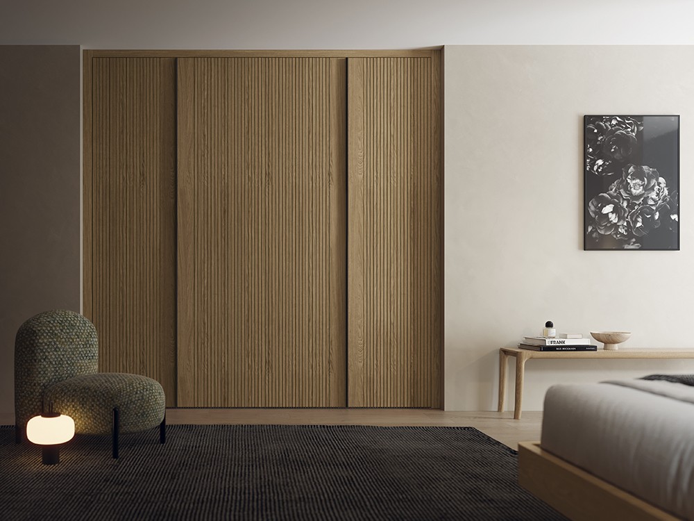 Armario a medida con puertas batientes Ribbon de la colección Misura de García Sabaté