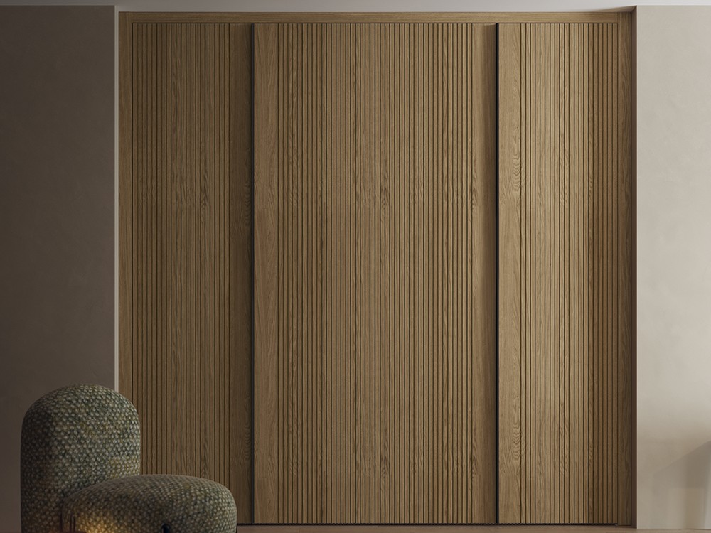 Acabados en lacas, laminados y chapas, tu eliges tu armario Ribbon M005 de García Sabaté