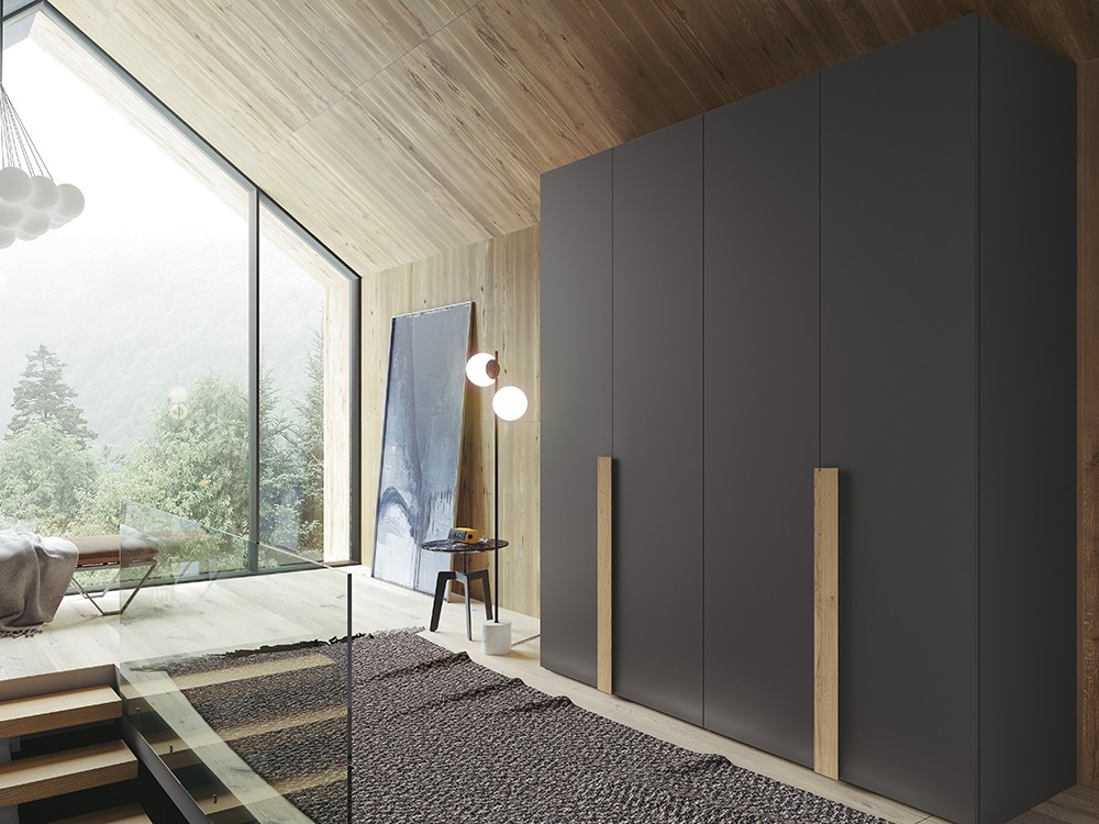 Armario a medida con puertas plegables Cross de la colección Misura de García Sabaté