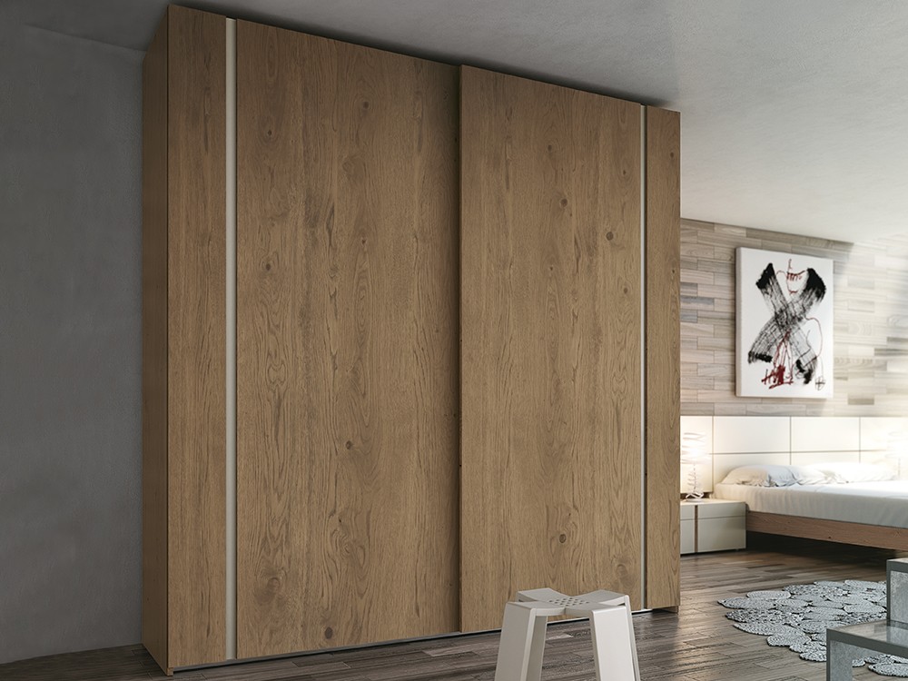 Armario a medida con puertas correderas exterior One chapa de la colección Misura de García Sabaté