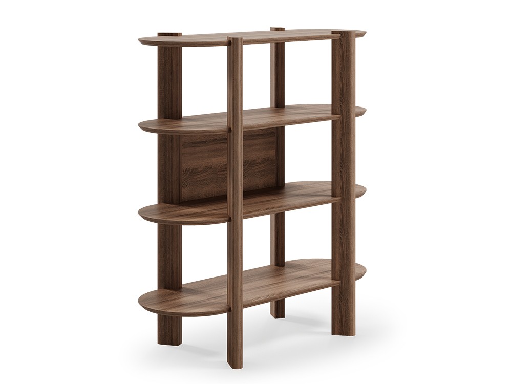 Estantería en acabado nogal Tori de Unika