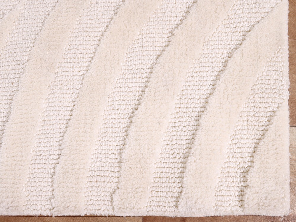 Con diseño de ondas alfombra Isola de Unika