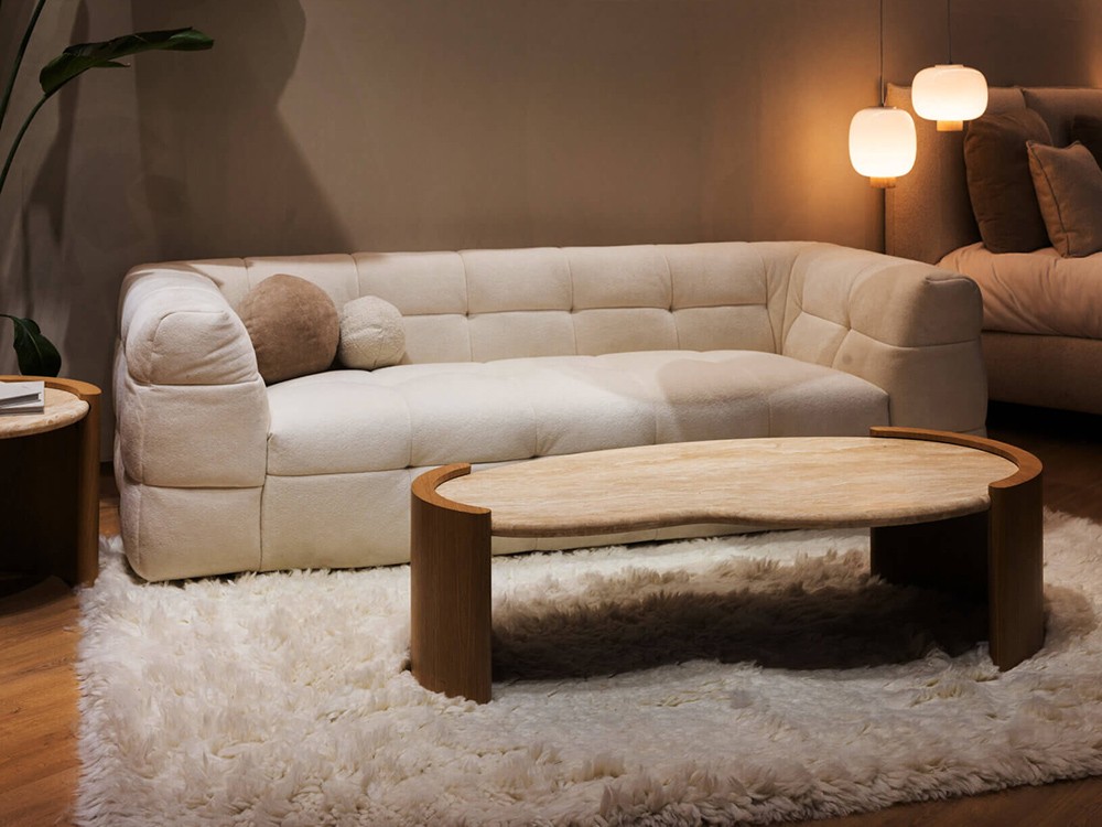 Combina la alfombra Bay de Unika con otras piezas de la colección Everyday Mediterranean