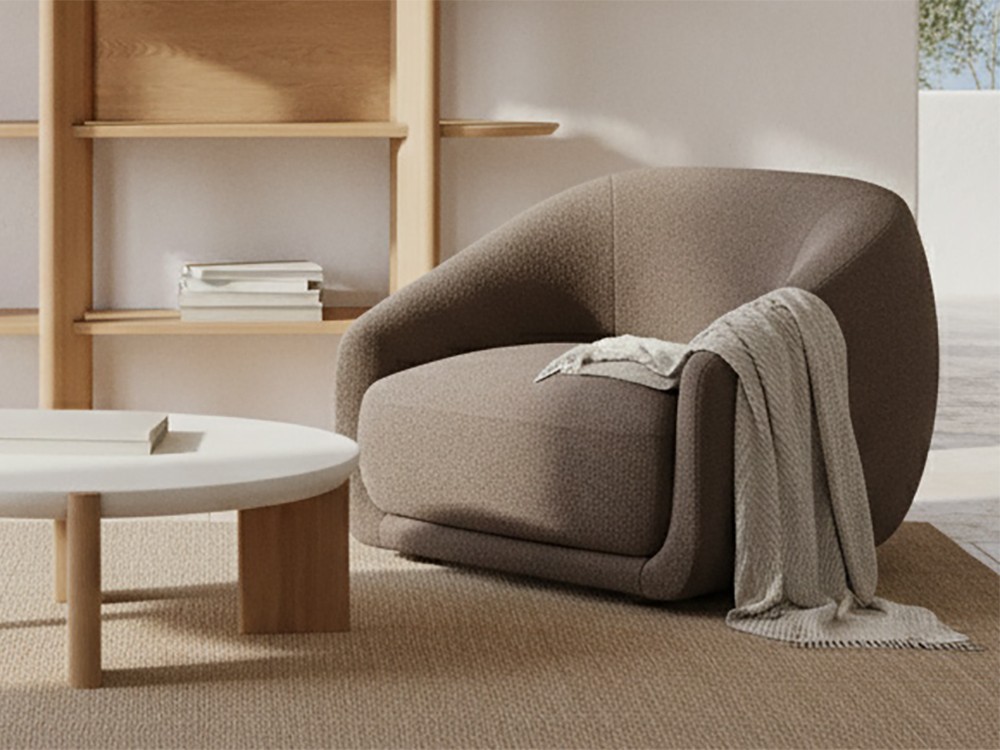 Combina la butaca Boss de Unika con otras piezas de la colección Everyday Mediterranean.