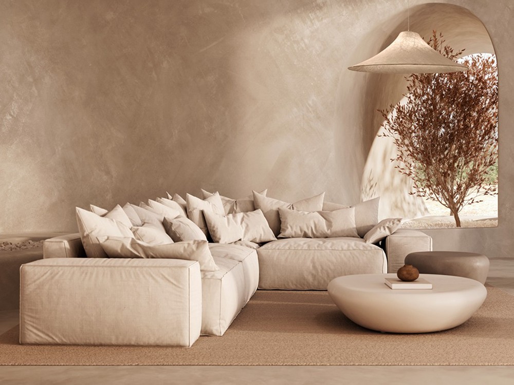 Sofá Milos de la colección Everyday Mediterranean de Unika